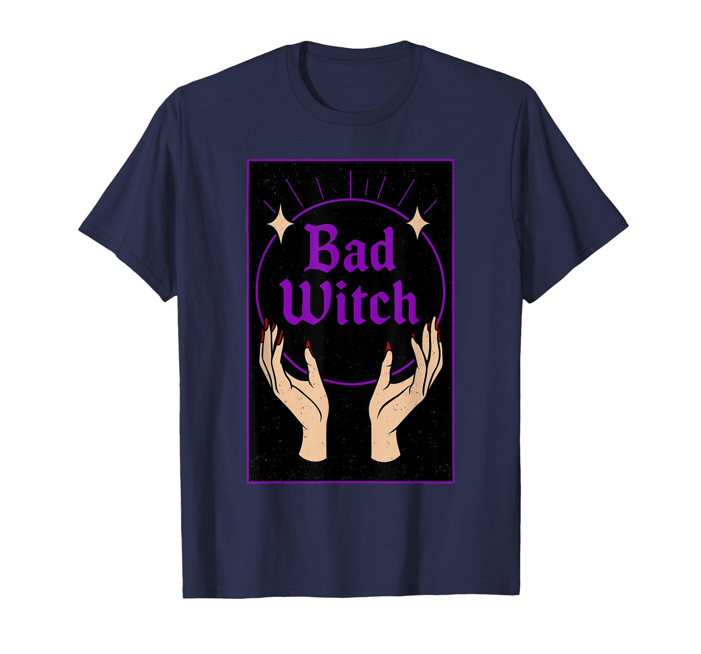 Bad Witch Halloween Funny Witchy Spooky Season Women T-Shirt