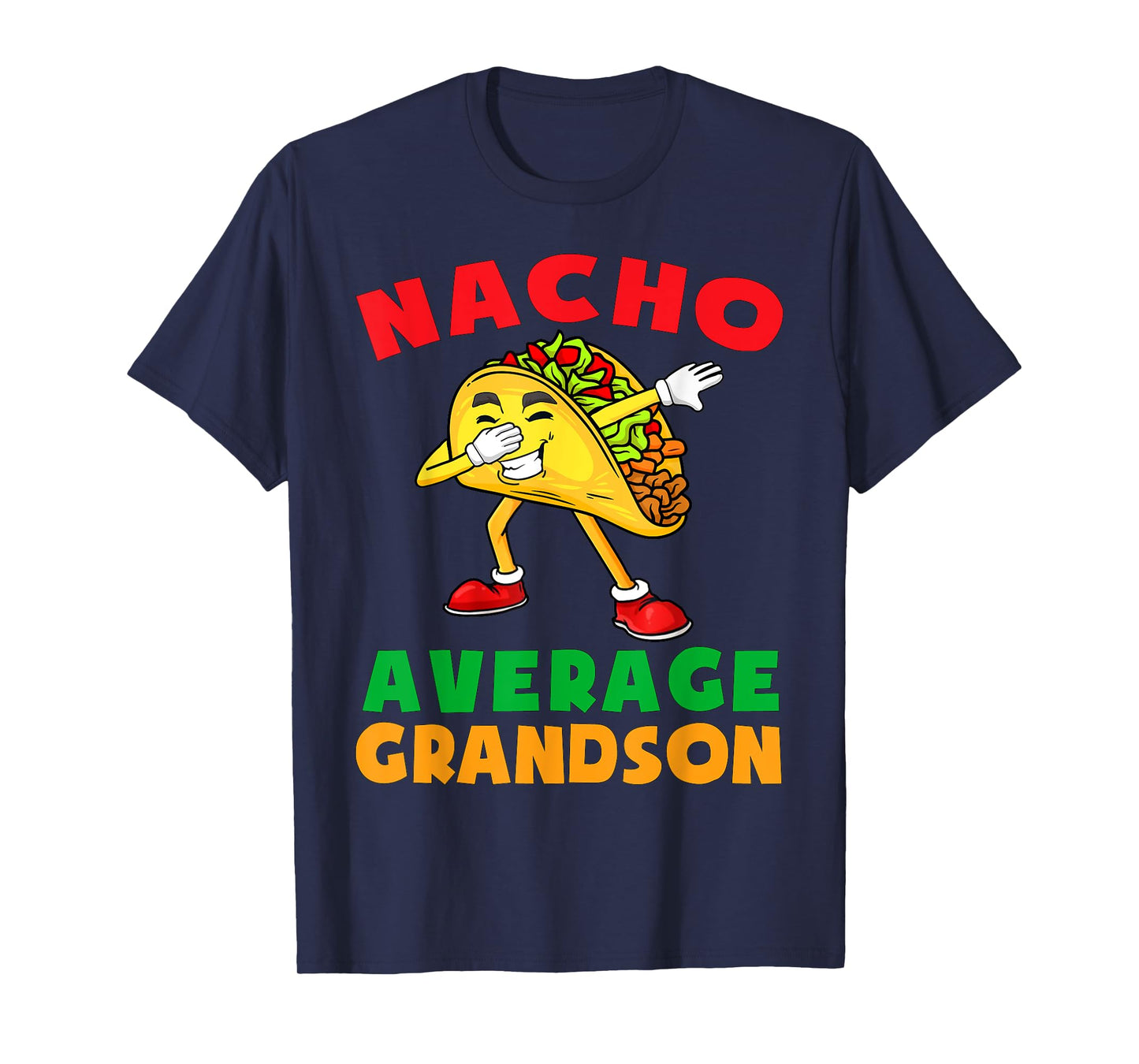 Nacho Average Grandson Cute Cinco De Mayo Shirt Toddler Kids T-Shirt