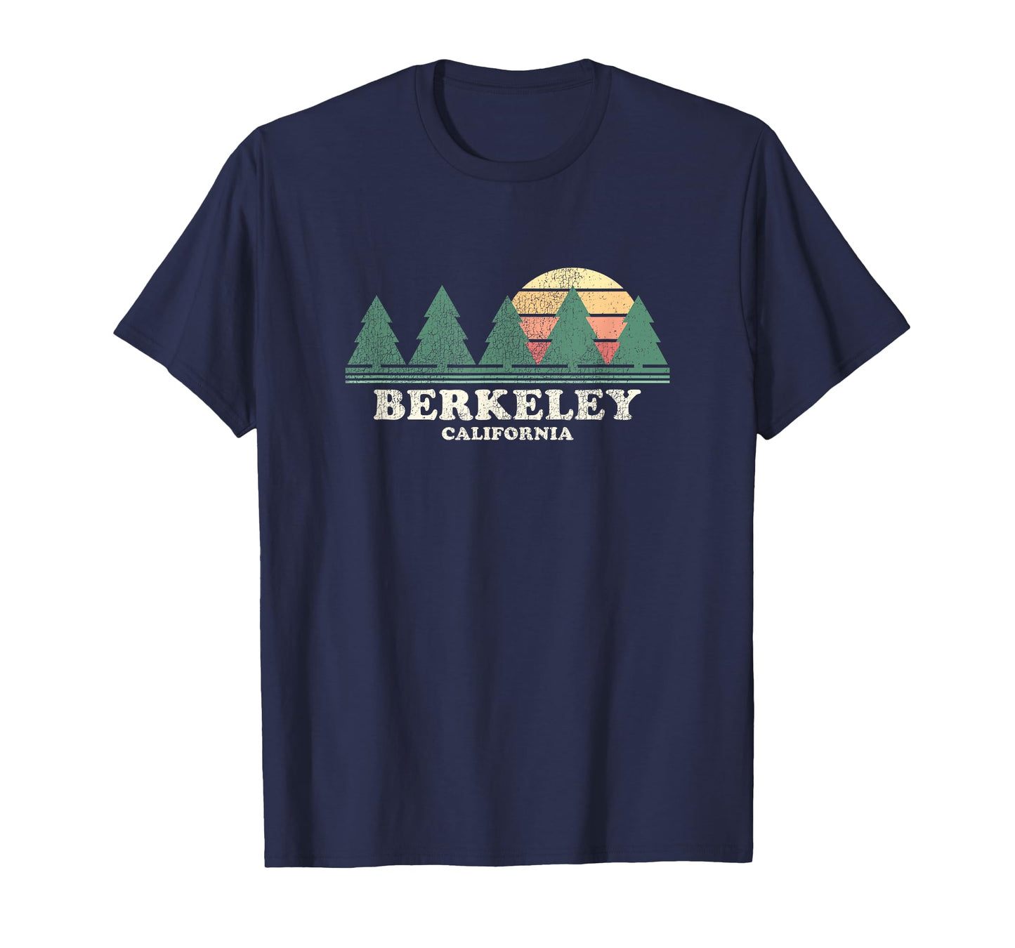 Berkeley CA Vintage Throwback Tee Retro 70s Design T-Shirt