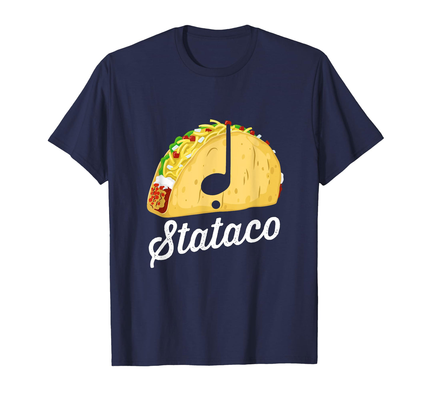 Taco Theory Staccato Stataco Funny Music Rhythm Syncopation T-Shirt
