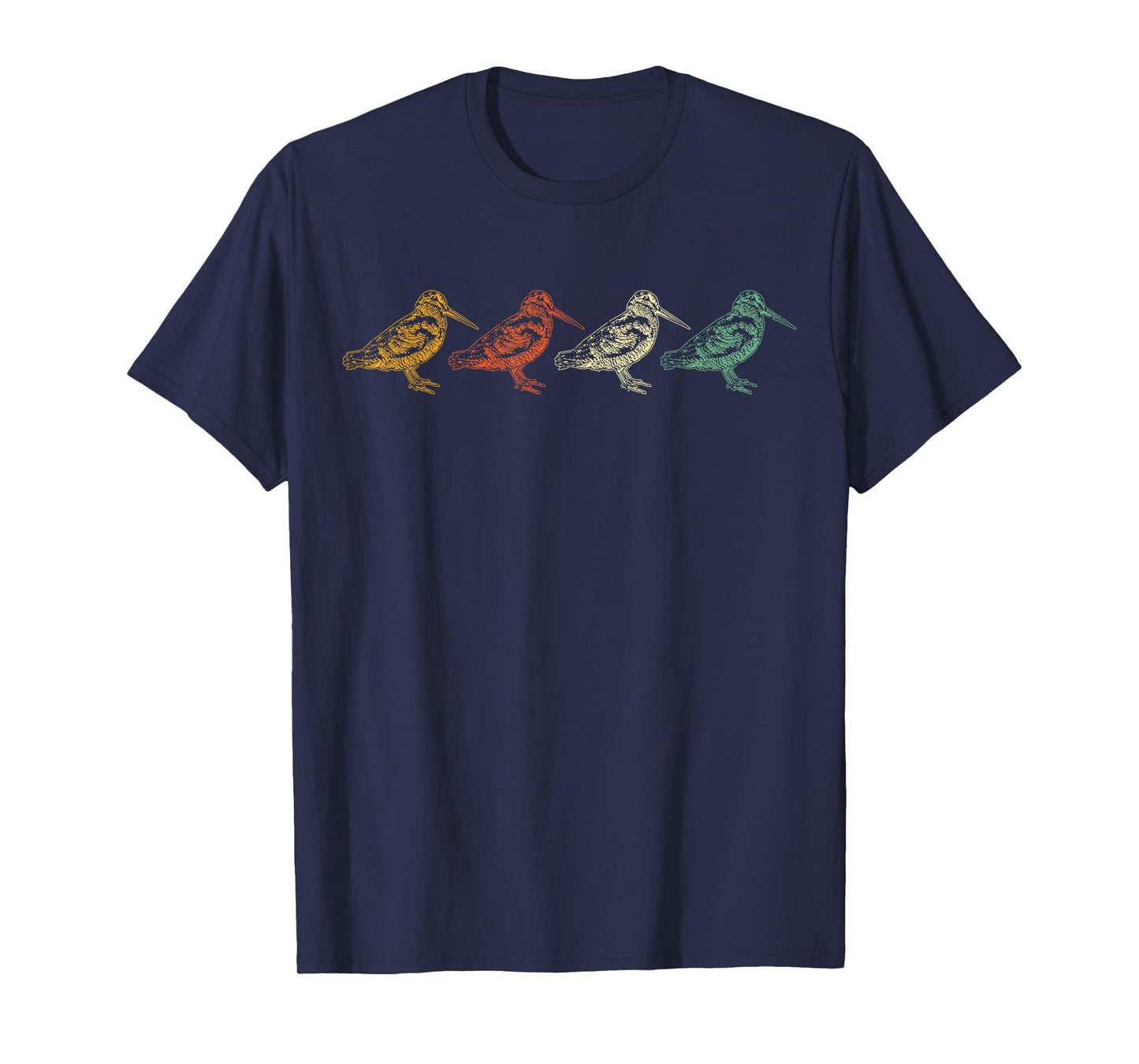 American Woodcock Bird Retro Vintage Unique Birding Gift T-Shirt