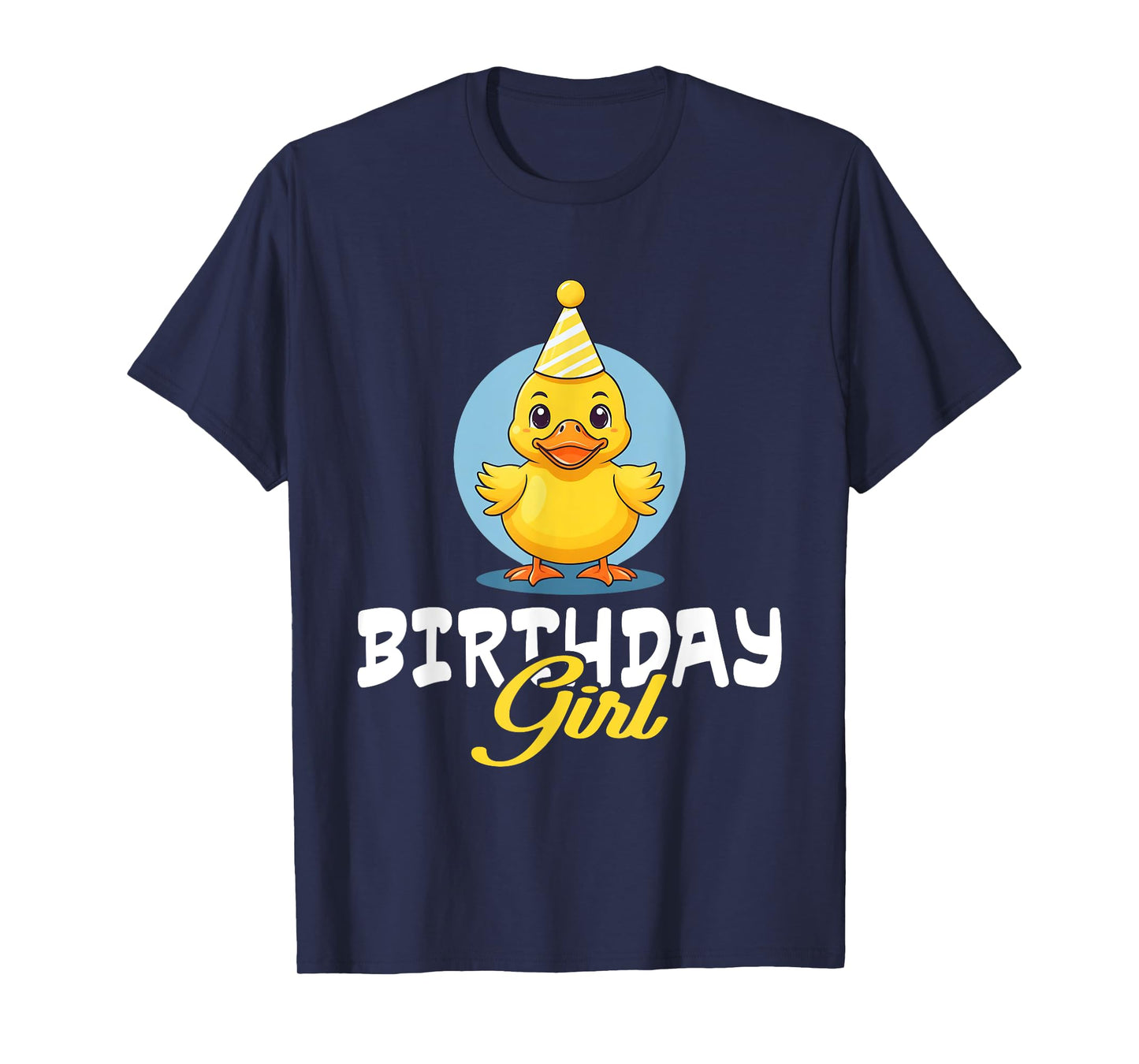 Birthday Girl Rubber Duck Lovers Bday Duck Party Girls Kids T-Shirt