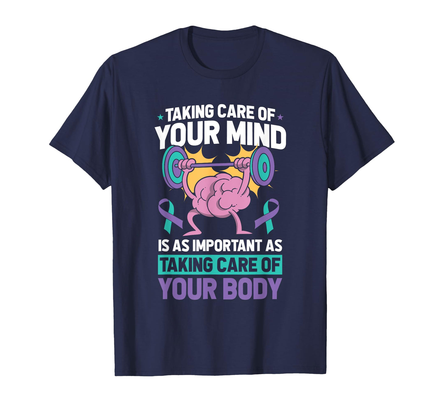 Mental Health Awareness Ribbon Suicide Prevent T-Shirt