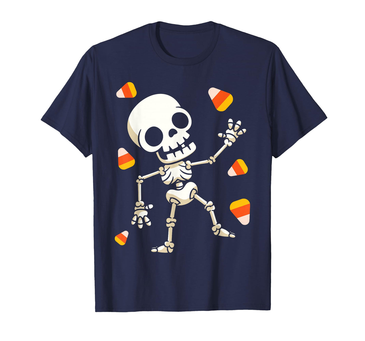 Spooky Skeleton Funny Halloween Costume for Collect Candy T-Shirt