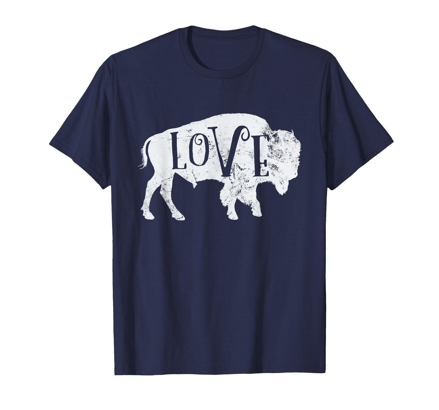 Love American Bison Buffalo Lover Wildlife Outdoor T-Shirt
