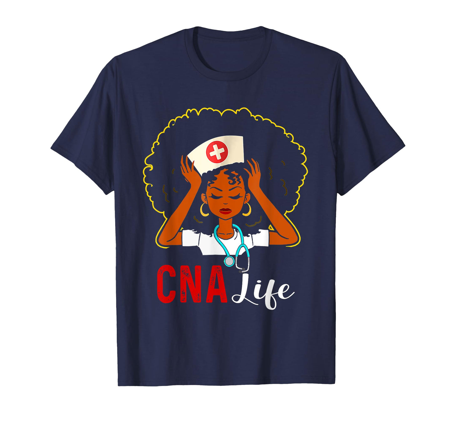 CNA Nurse Life Black History Month African American Nursing T-Shirt