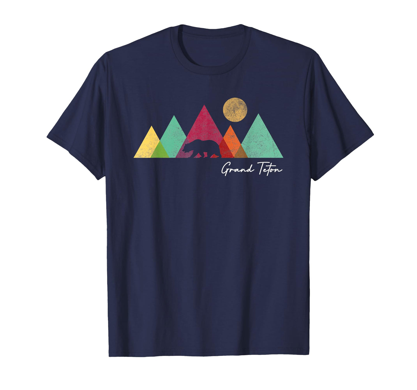 Grand Teton National Park Bear Mountains Souvenir Hiking T-Shirt