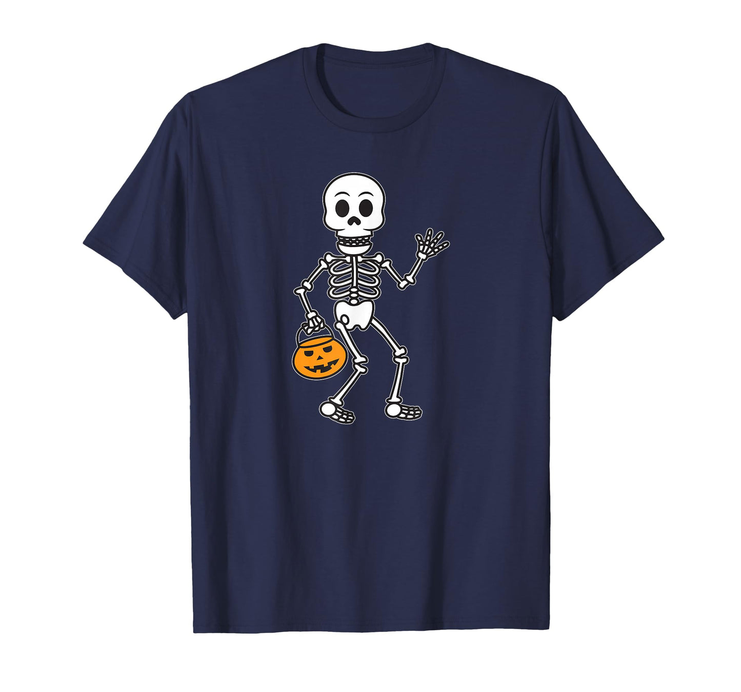 Halloween Skeleton Trick Or Treat T-Shirt