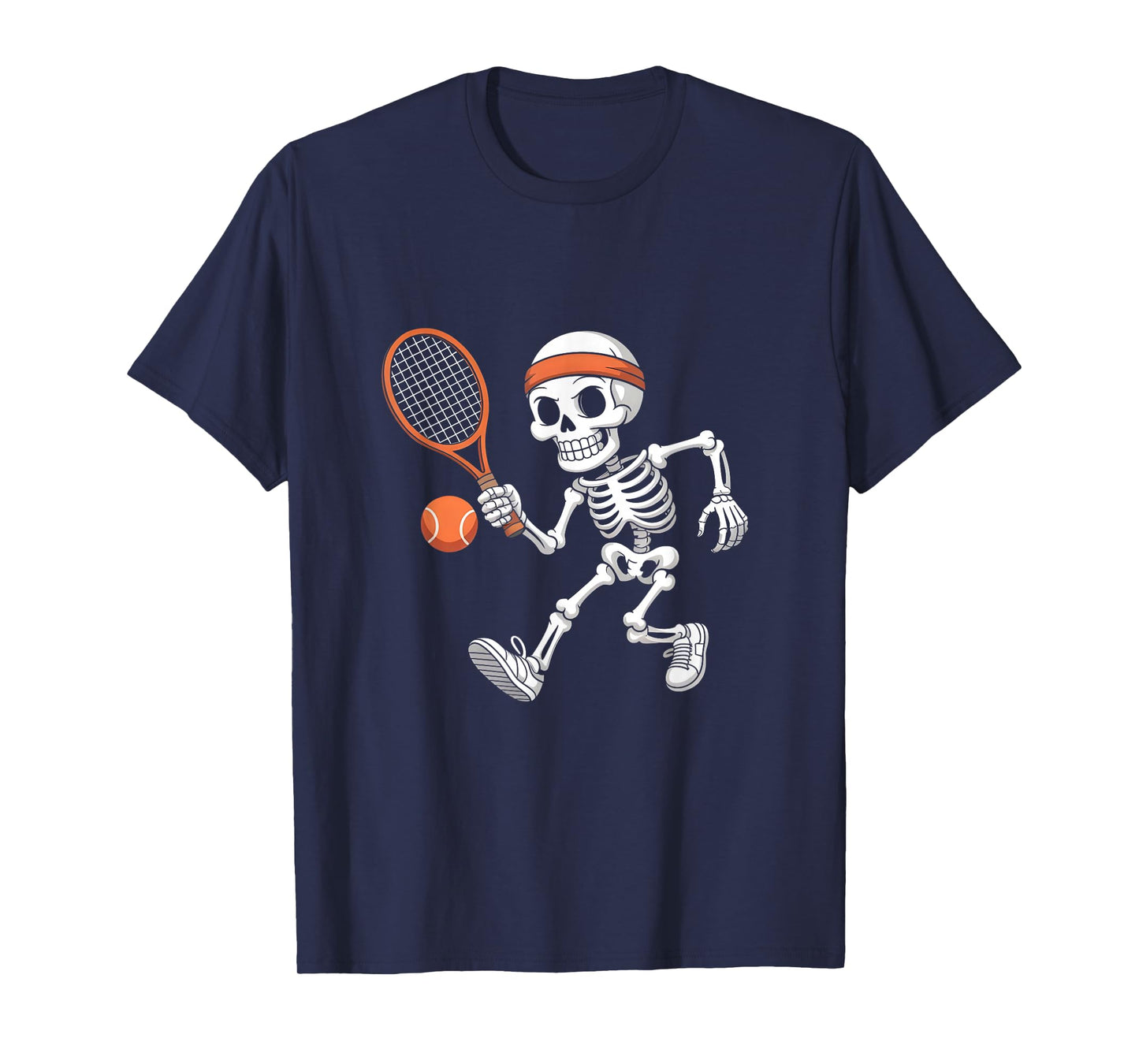 Tennis Skeleton Halloween T-Shirt