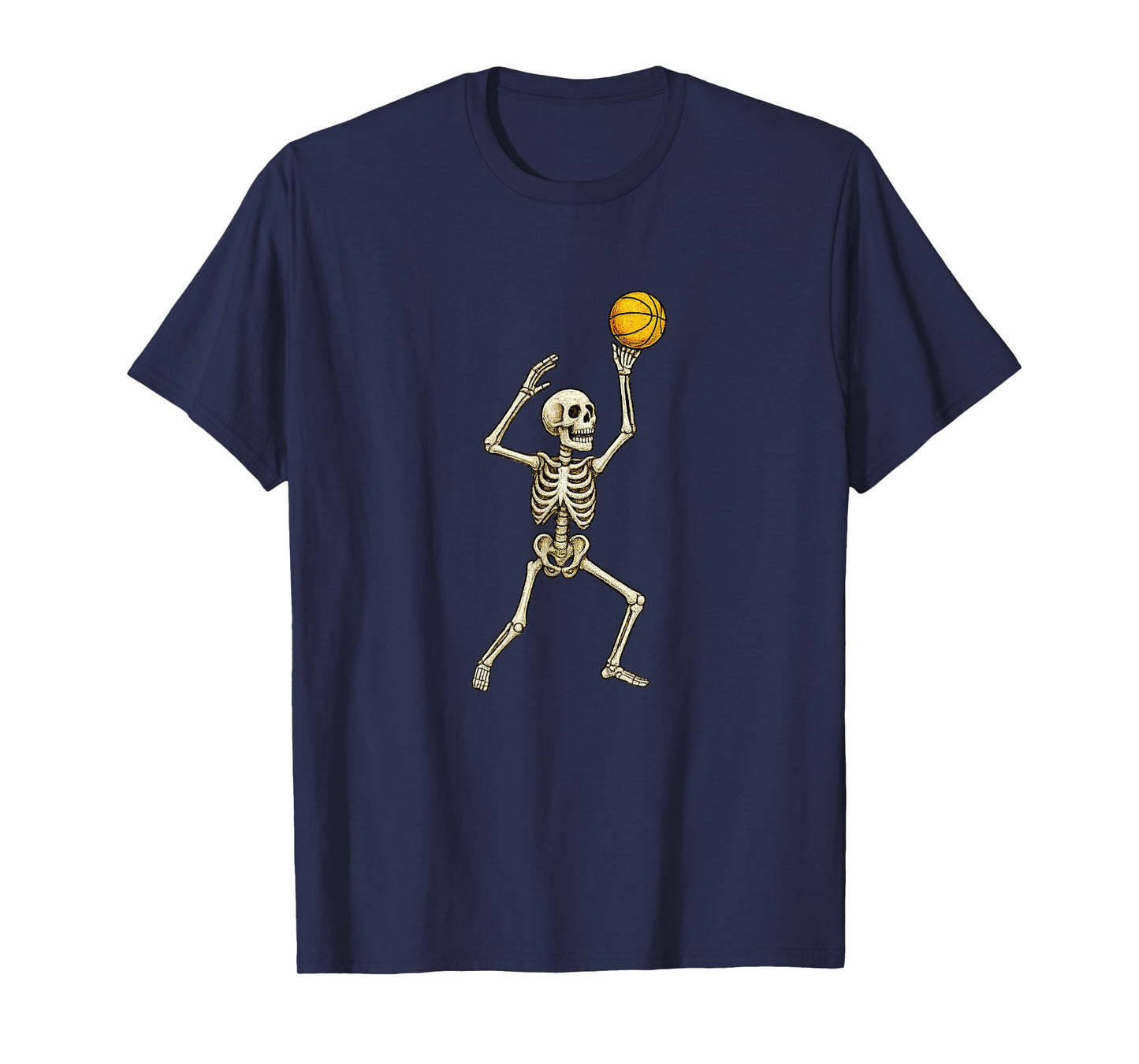 Skeleton Basketball Player - Court Points Three Pointer T-Shirt