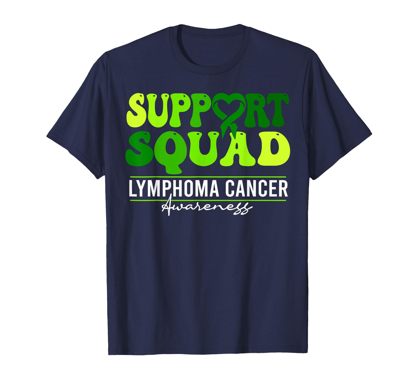lymphoma cancer awareness support squad lymphoma cancer T-Shirt