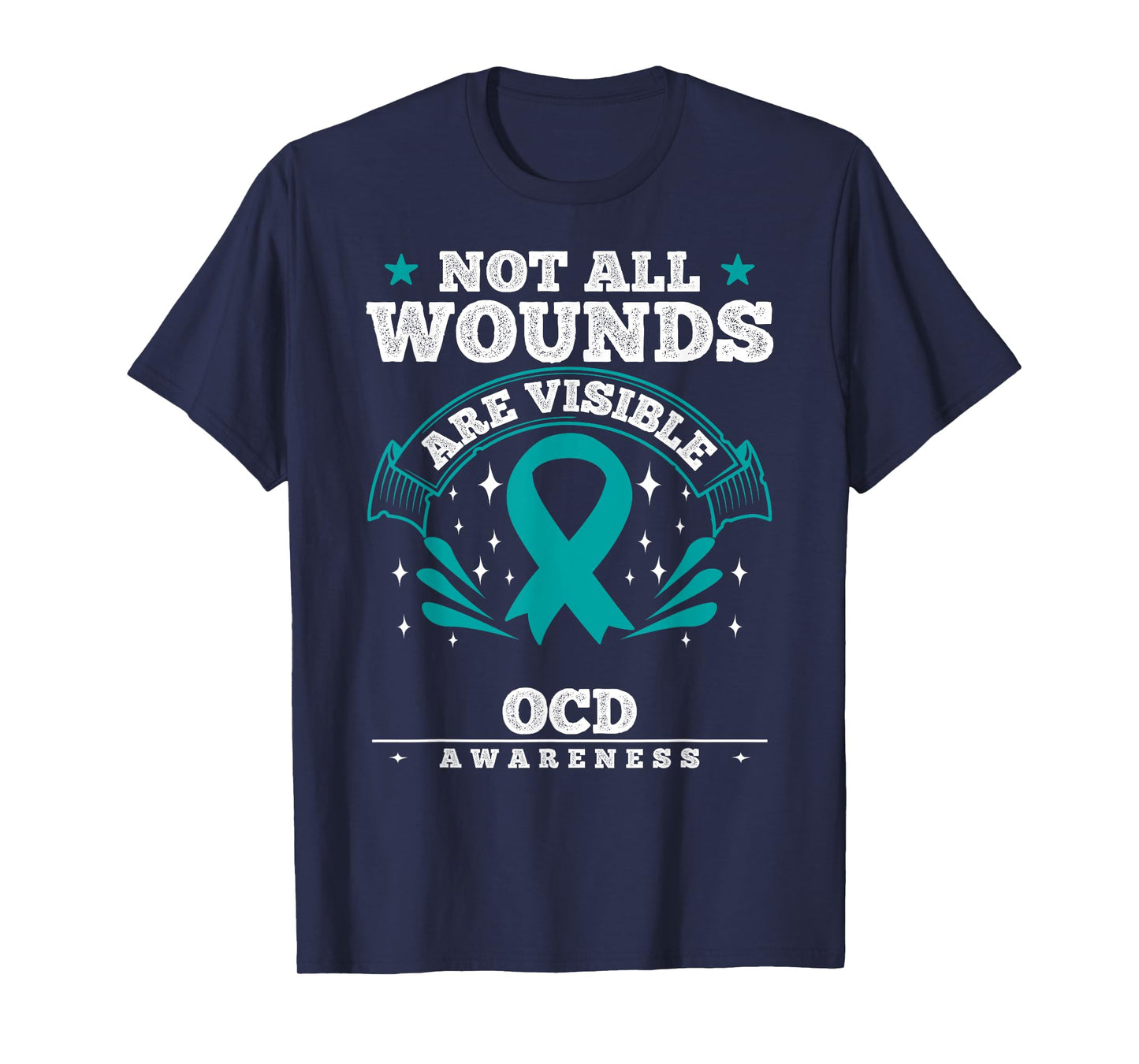 Obsessive-Compulsive Disorder Gift OCD Awareness Ribbon T-Shirt