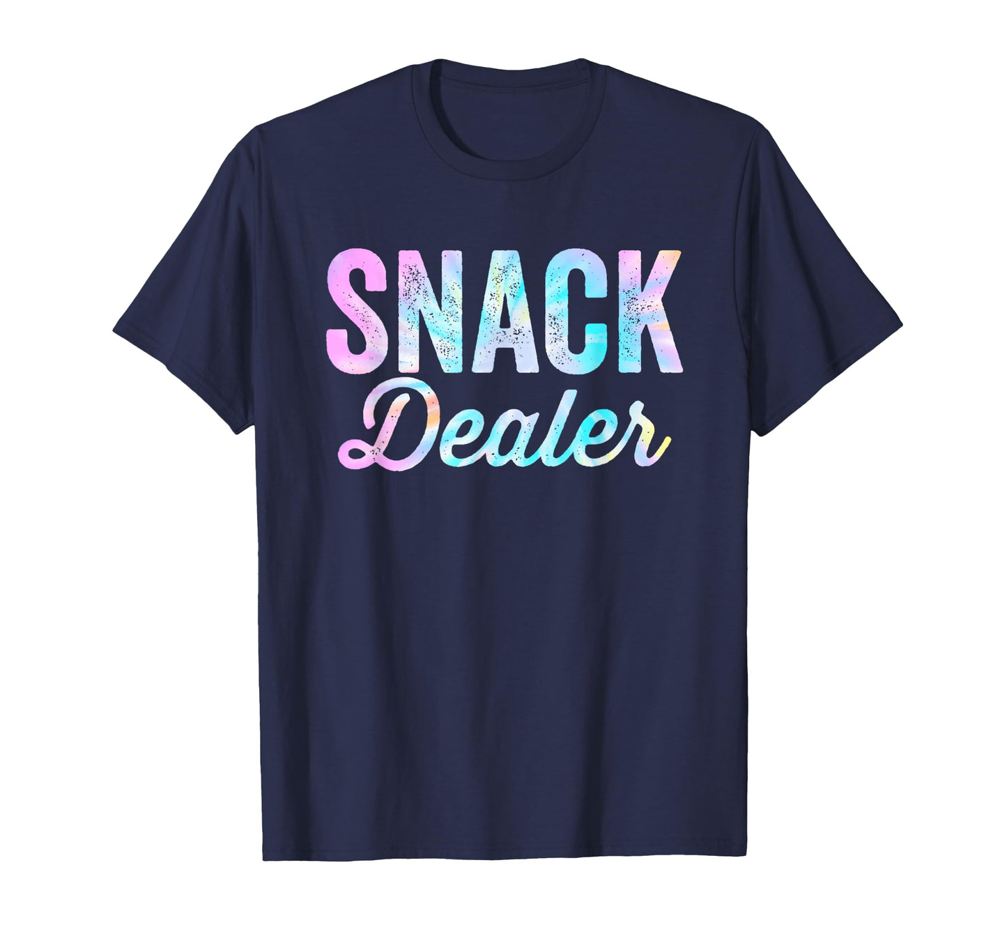 Snack Dealer Summer Camp Staff Daycare Worker Funny Tie Dye T-Shirt for Men Women