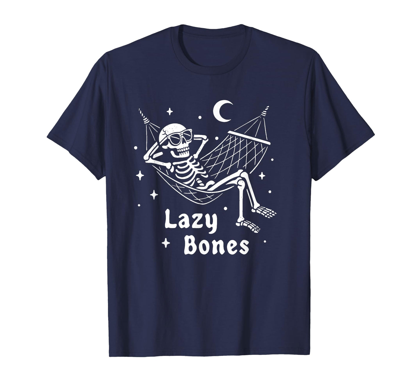 Skeleton Lazy Bones Halloween T-Shirt