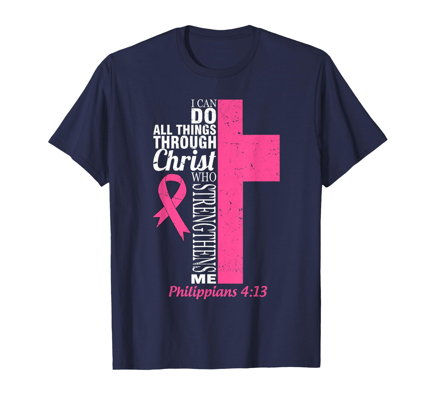 Breast Cancer Awareness Month Warriors Survivors Christians T-Shirt