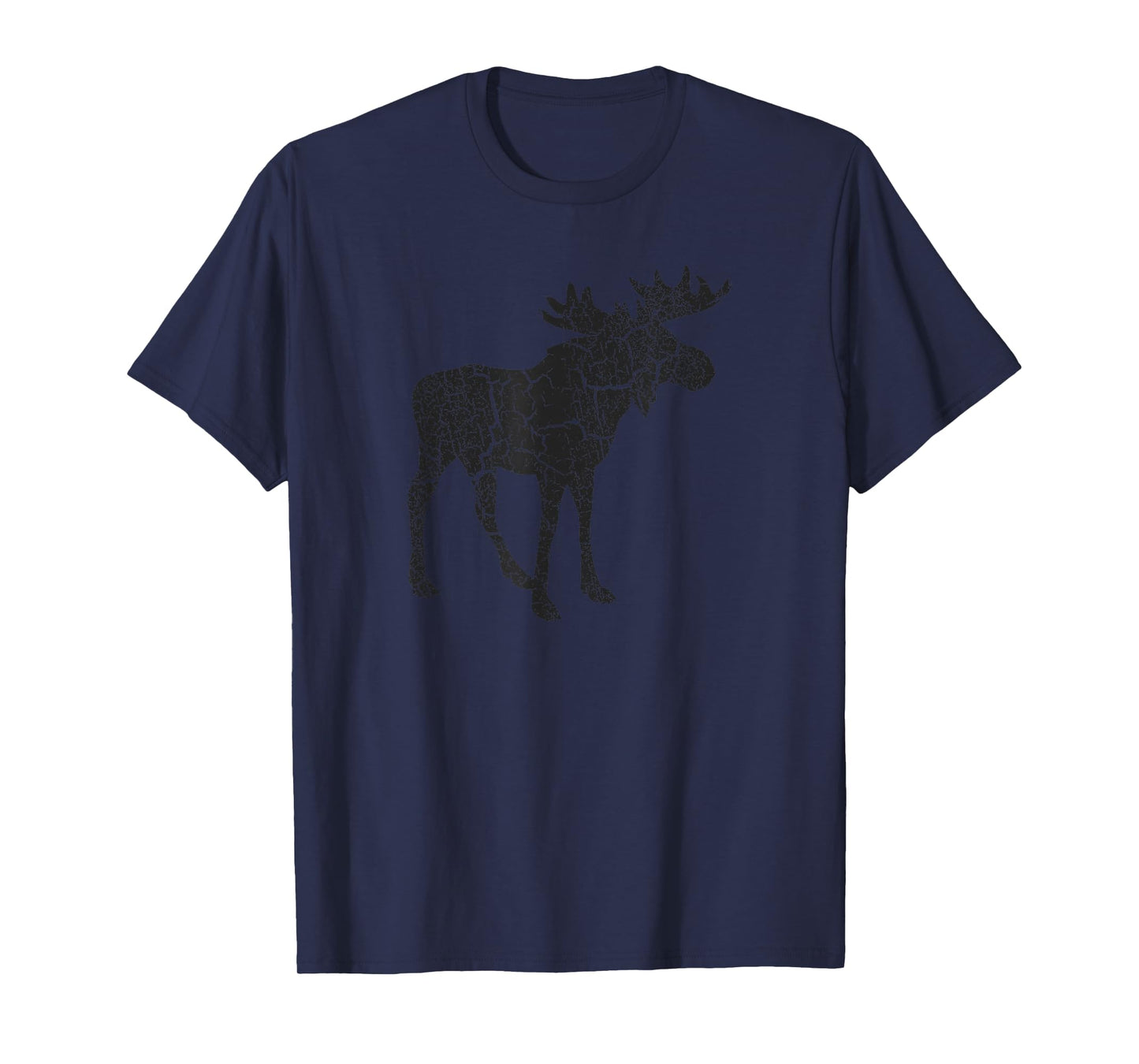 Moose Distressed Print - Vintage Moose T-Shirt