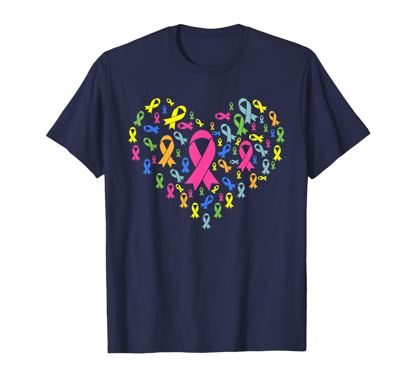 Cancer Sucks in Every Color Cancer Ribbon Colors T-Shirt