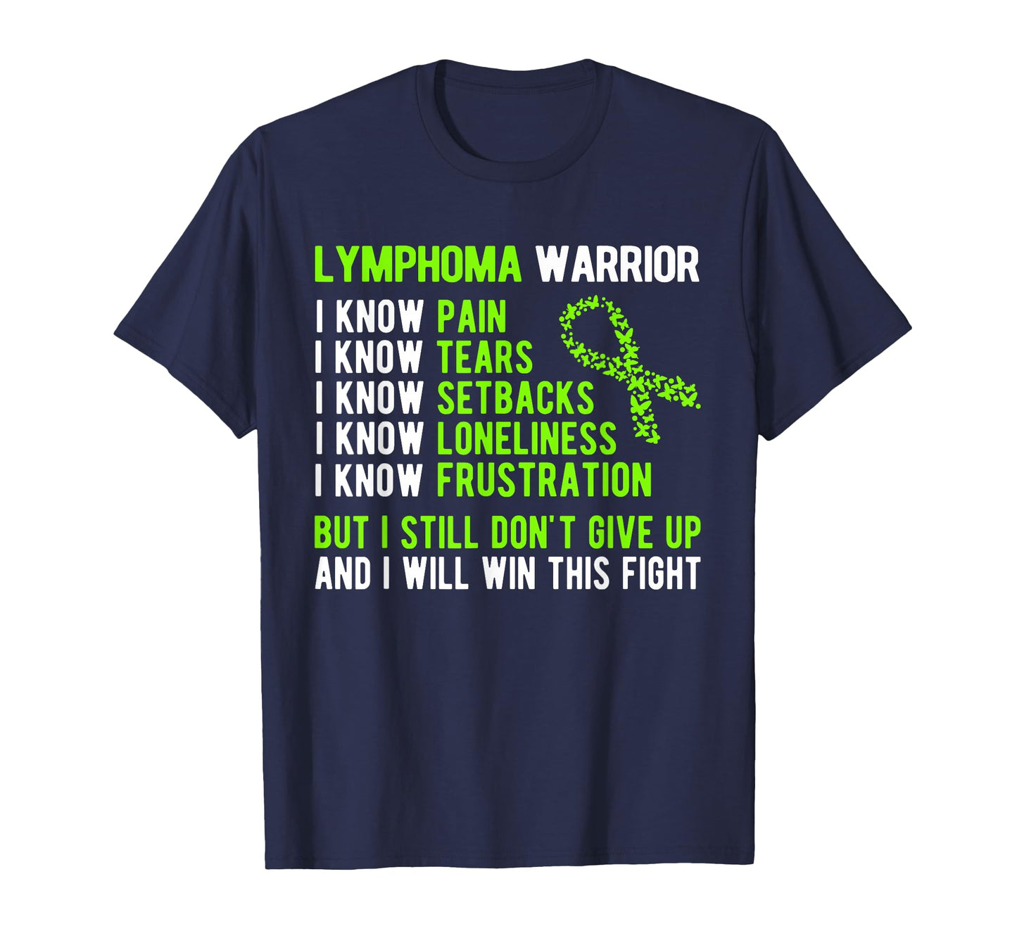 Lymphoma Warrior Lymphoma Awareness T-Shirt