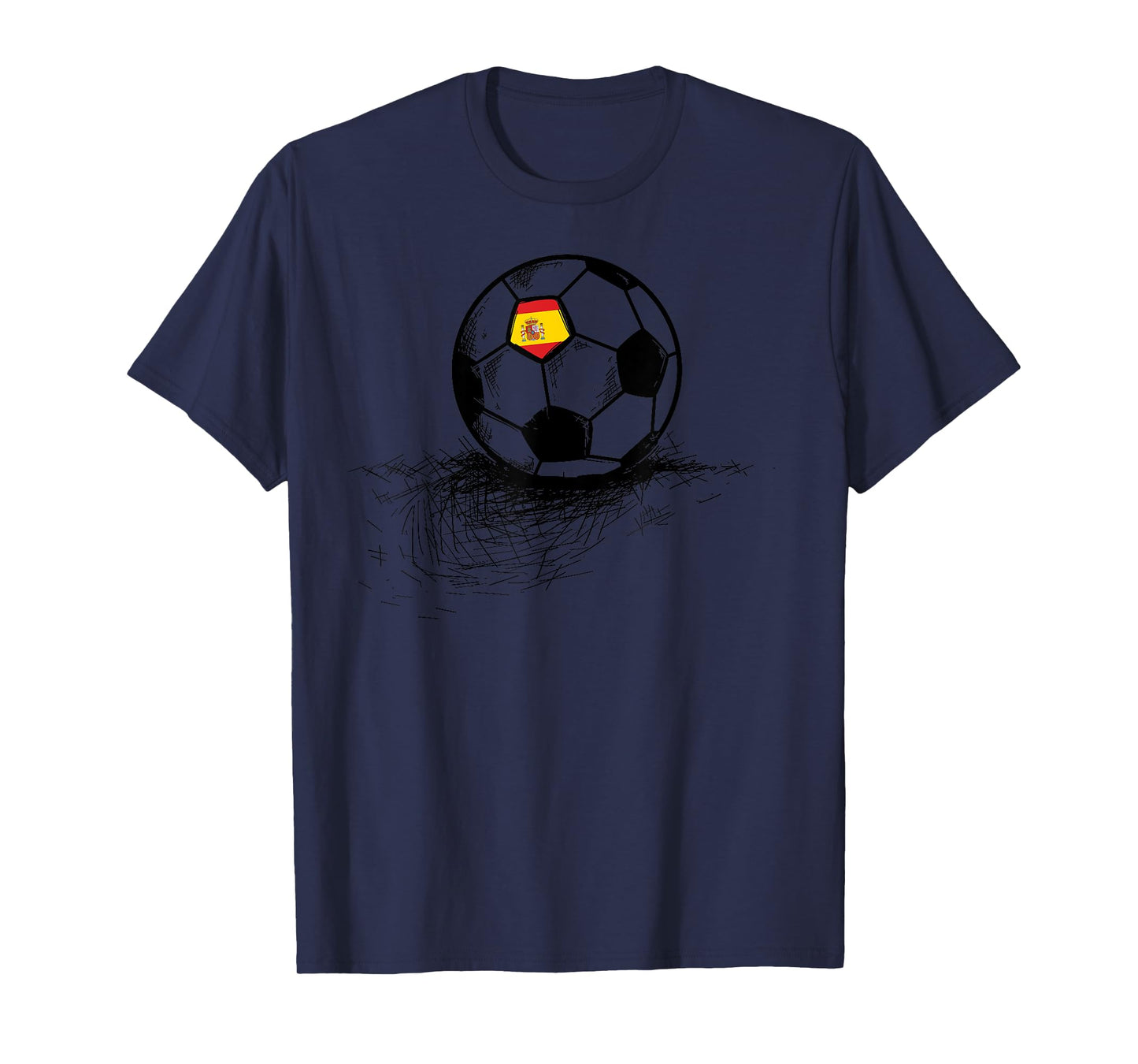 Spain Soccer Ball Flag - Spanish Football Soccer T-Shirt