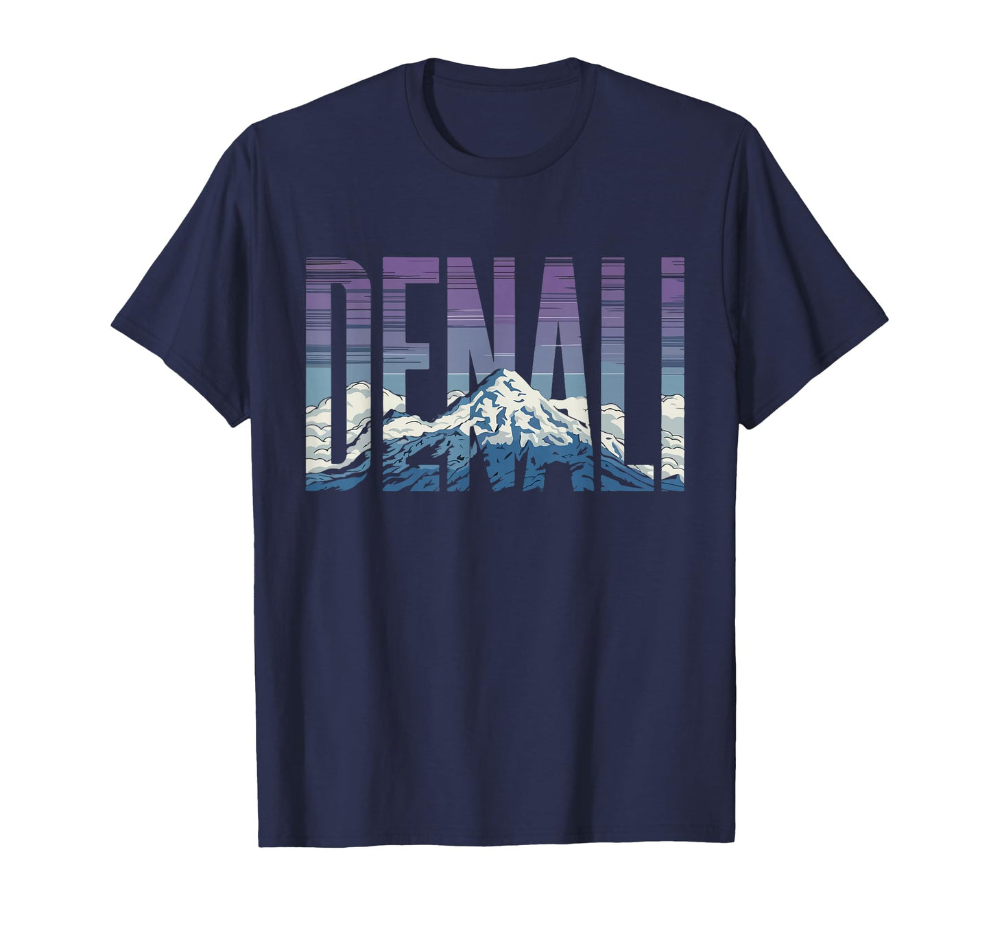 Retro Vintage Denali Alaska Climbed Mount Denali Summit T-Shirt