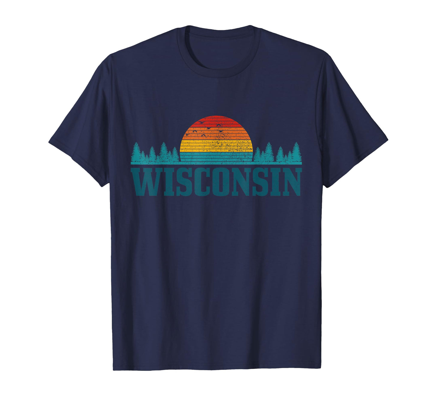 Wisconsin Vintage USA America Souvenir T-Shirt