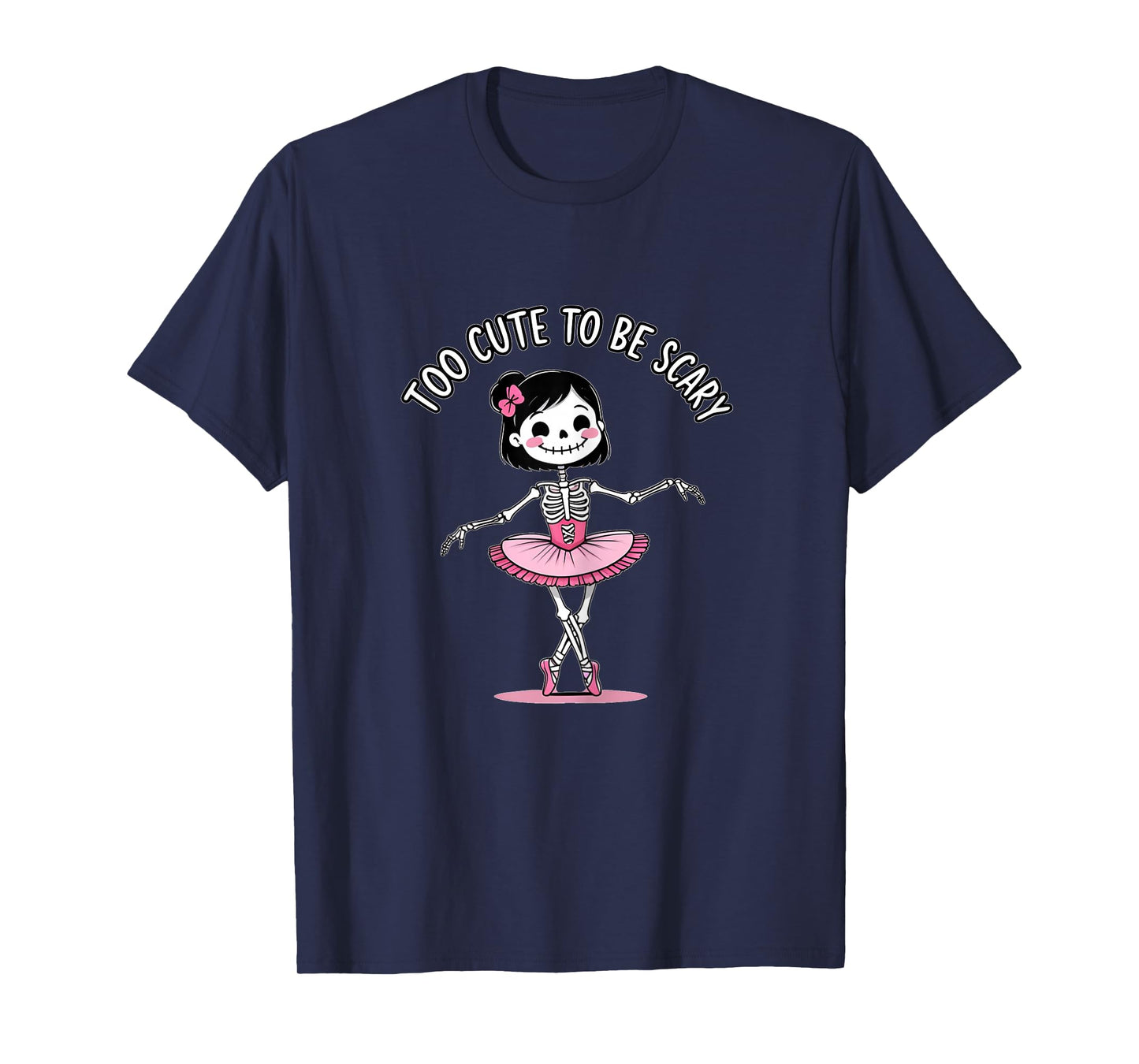 Halloween Skeleton Ballet Dance Costume Skeleton Ballerina T-Shirt