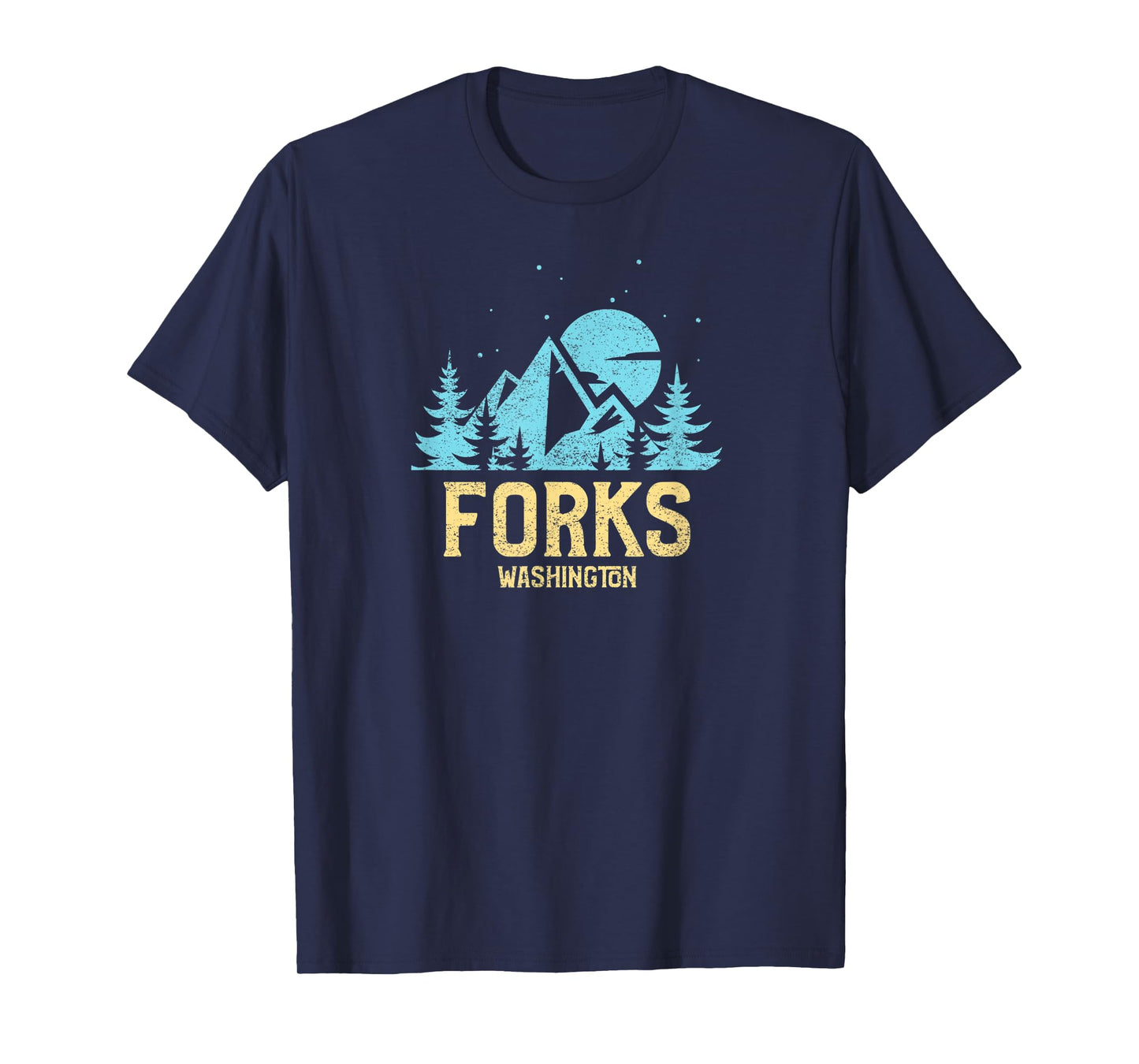 Forks Washington, Outdoors, WA NW retro style, great gift T-Shirt
