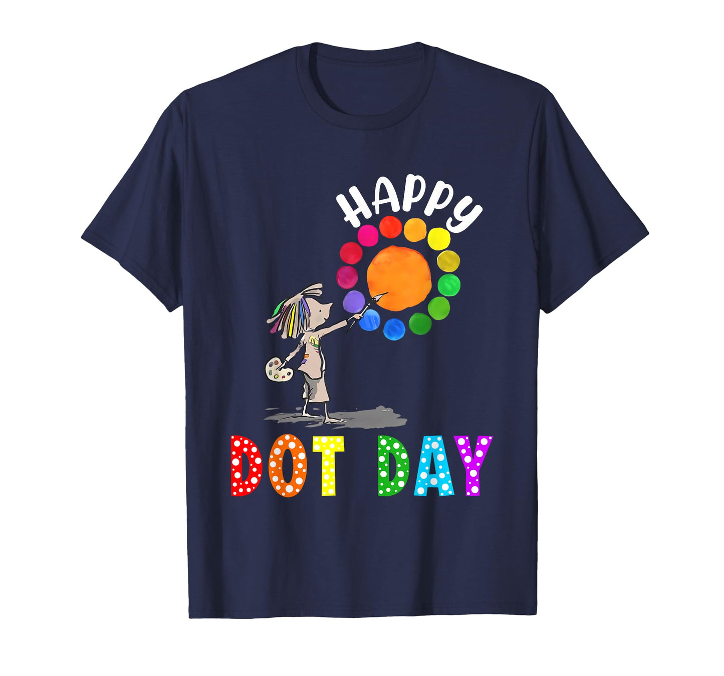 International Dot Day Kids Colorful Polka Dot Happy Dot Day T-Shirt