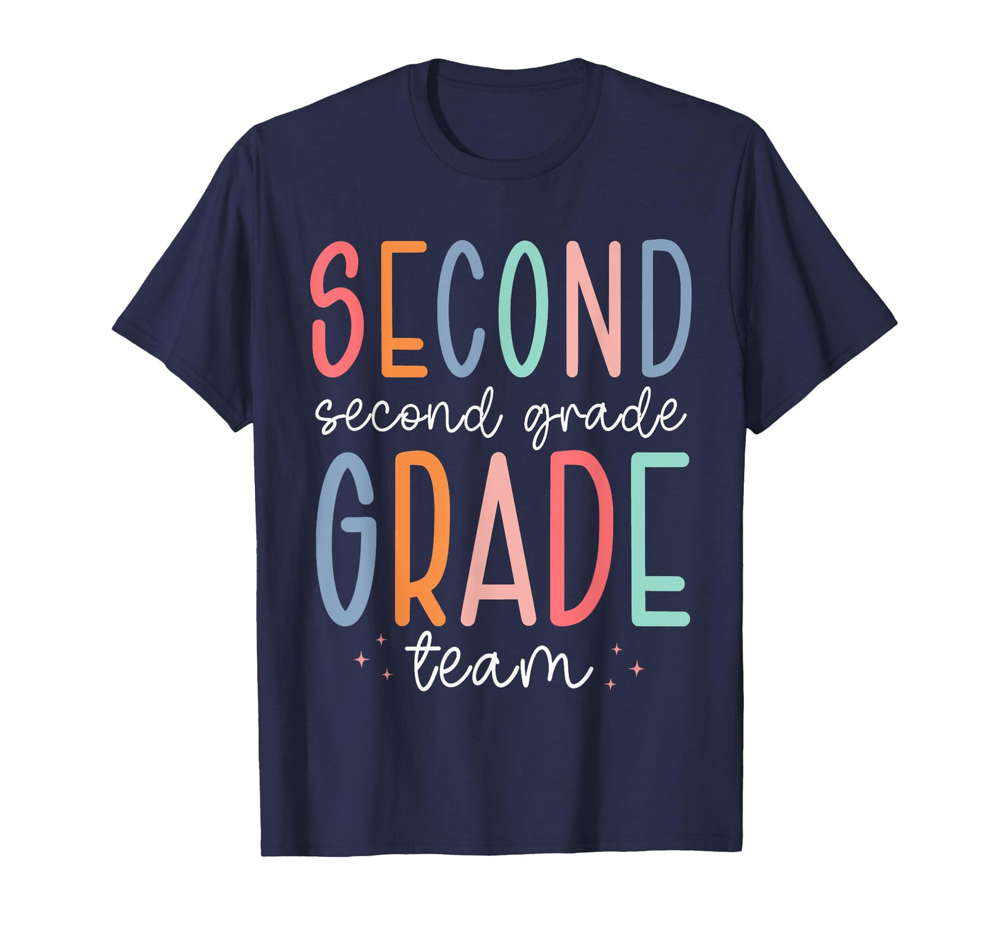 Team Second Grade 2nd Grade Teacher Squad Back To School T-Shirt