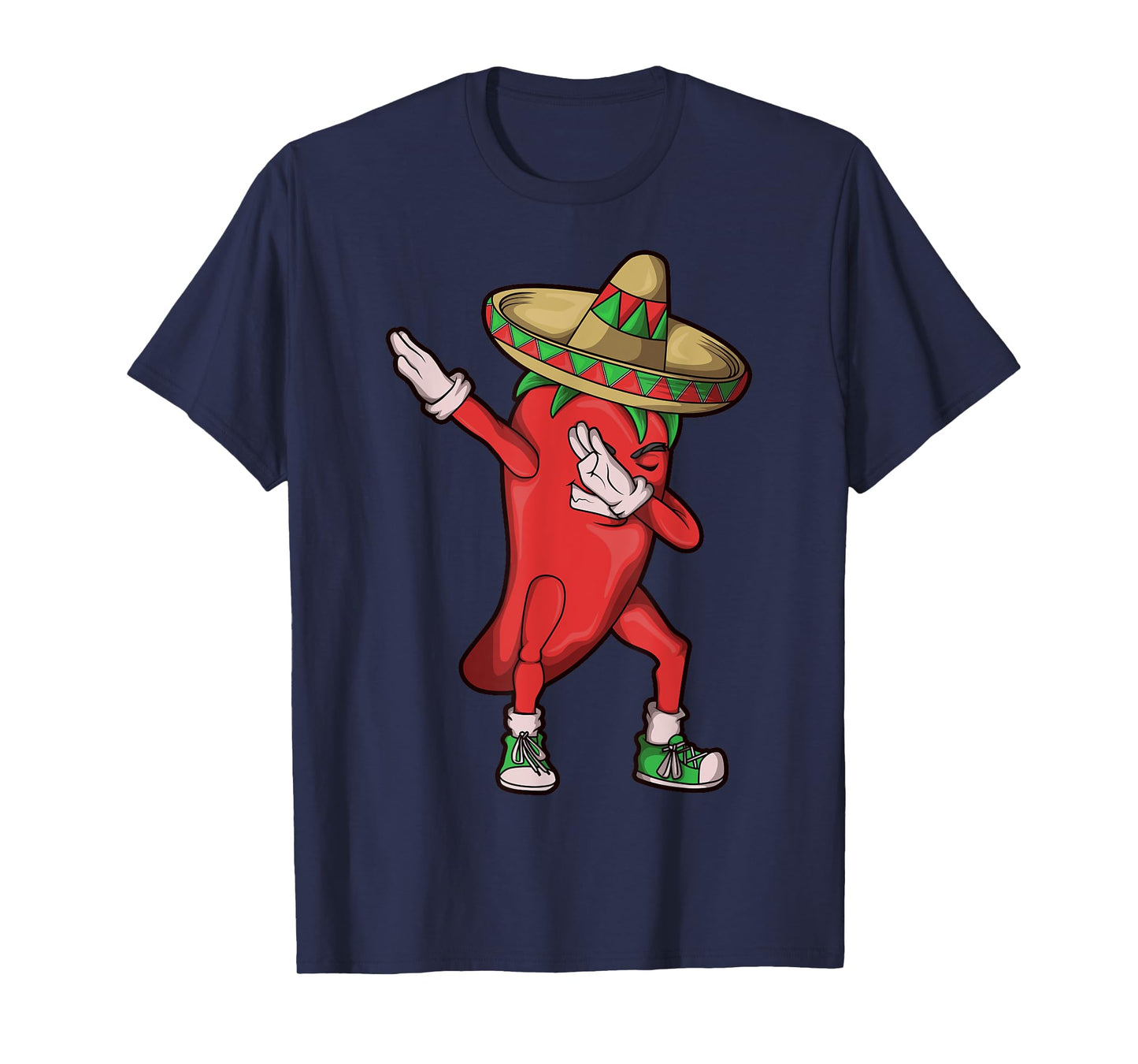 Chili Dabbing Shirt Hot Pepper Sombrero Cinco de Mayo Gift T-Shirt