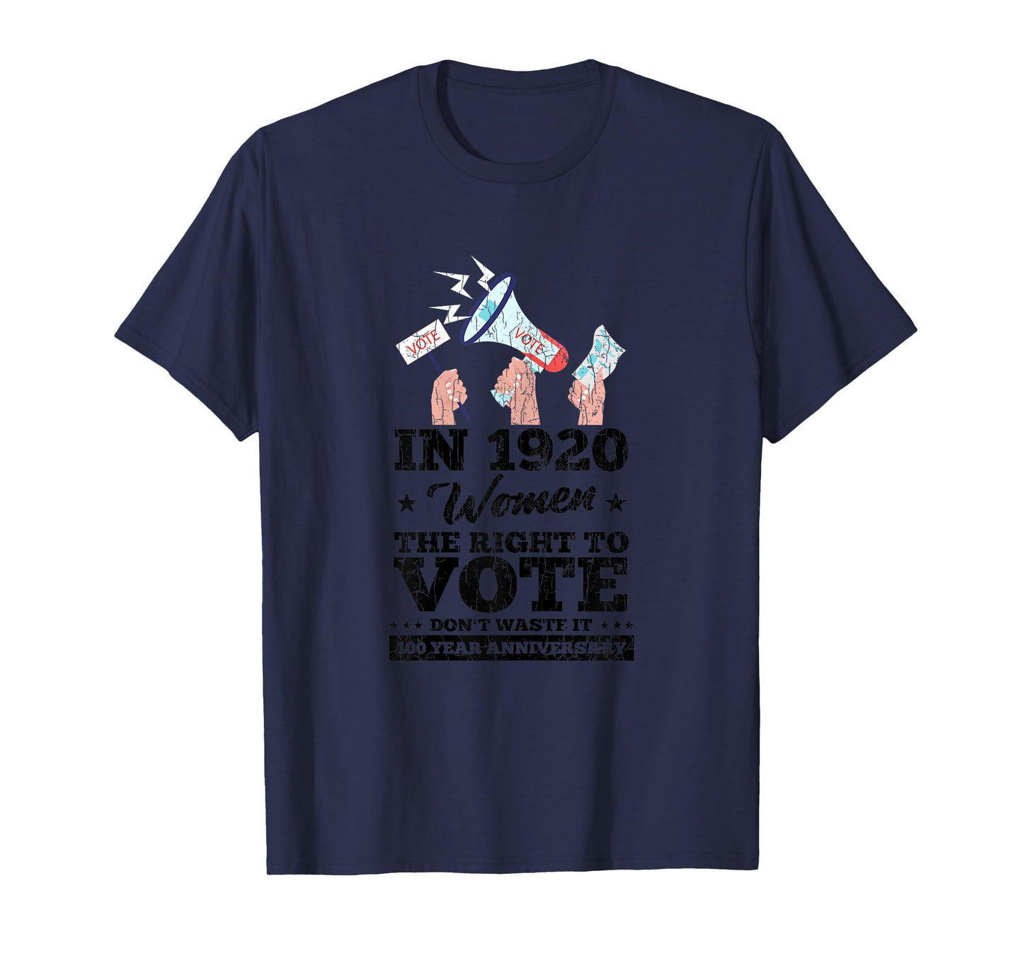 Woman Won Right To Vote Funny Voting Elections 2024 Graphic T-Shirt
