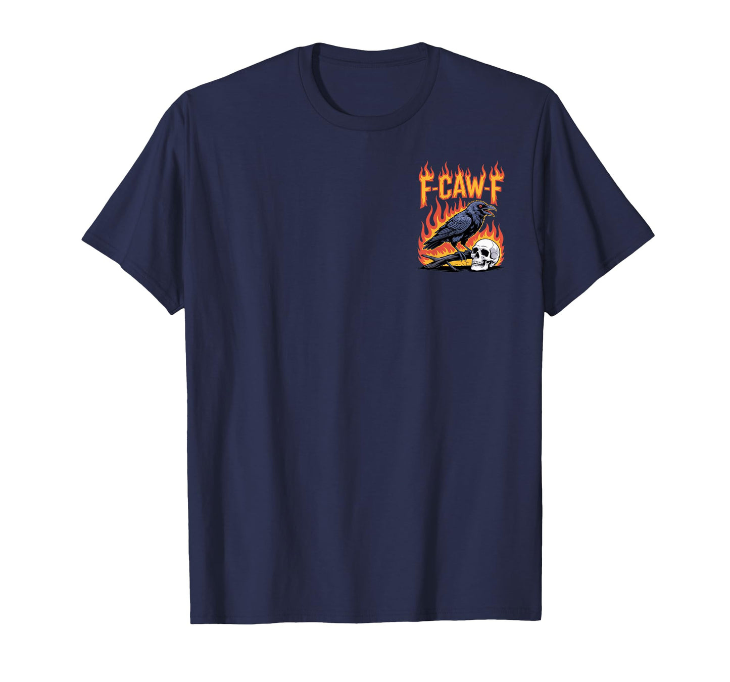 F-Caw-F Funny Crow Lovers Halloween Party Vibe T-Shirt