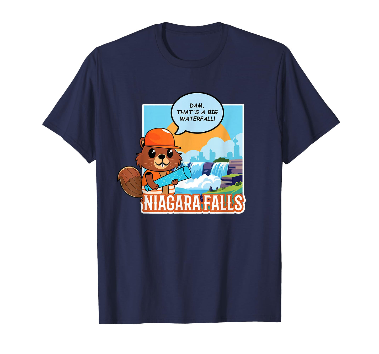 Niagara Falls Canada Souvenir - Canadian Beaver Pun T-Shirt