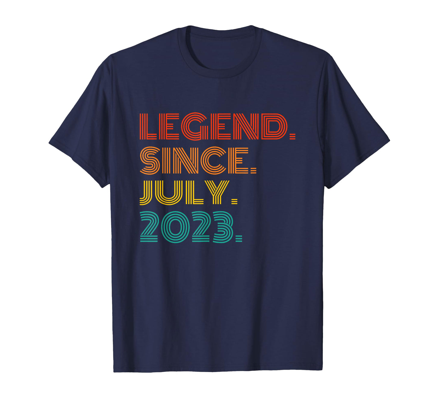 Legend Since July 2023 Vintage Idea 2023 Birth Of Birthday T-Shirt