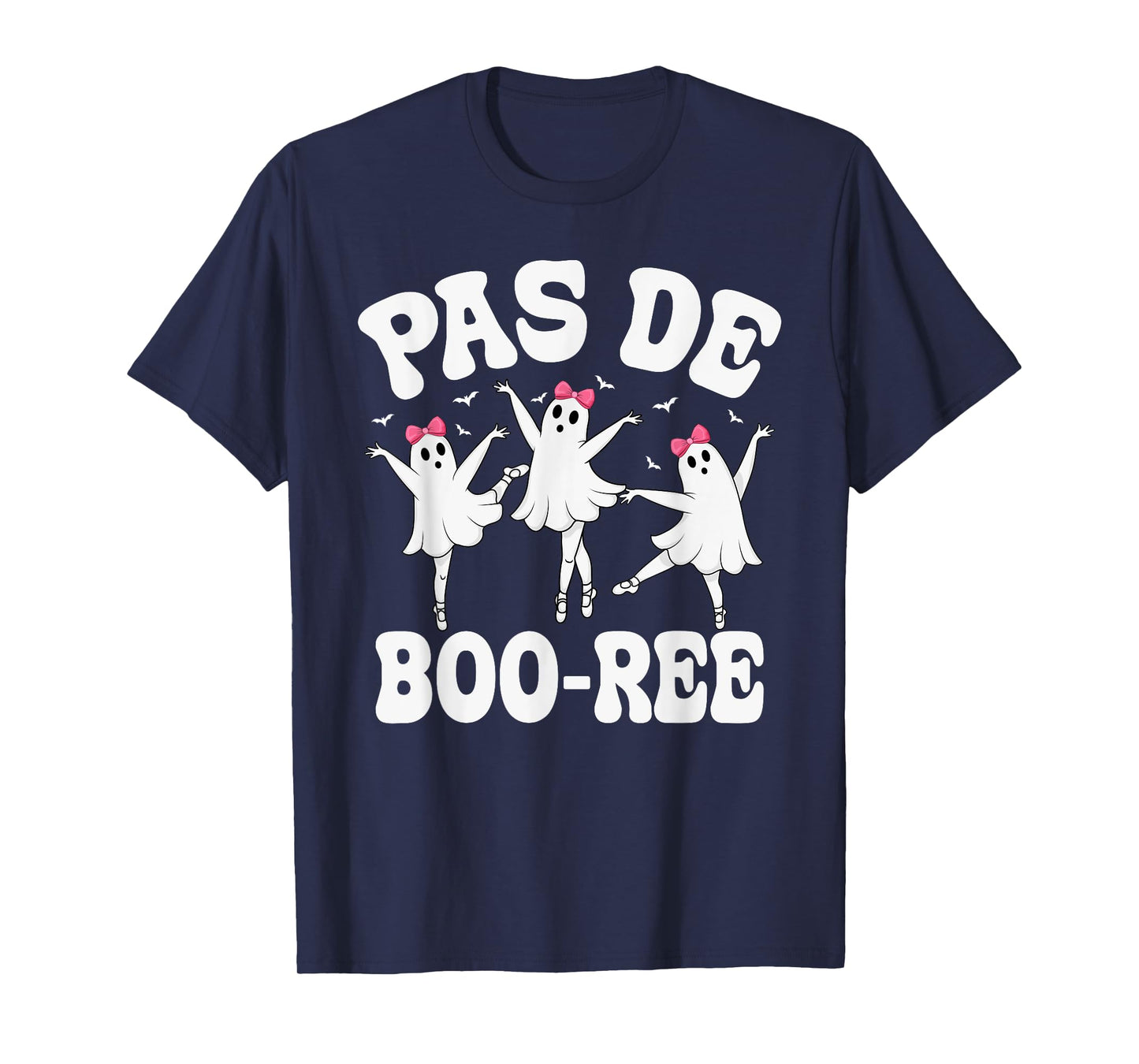 Pas De Boo-Ree Ballet Dancer Boo Ghost Dancing Halloween T-Shirt
