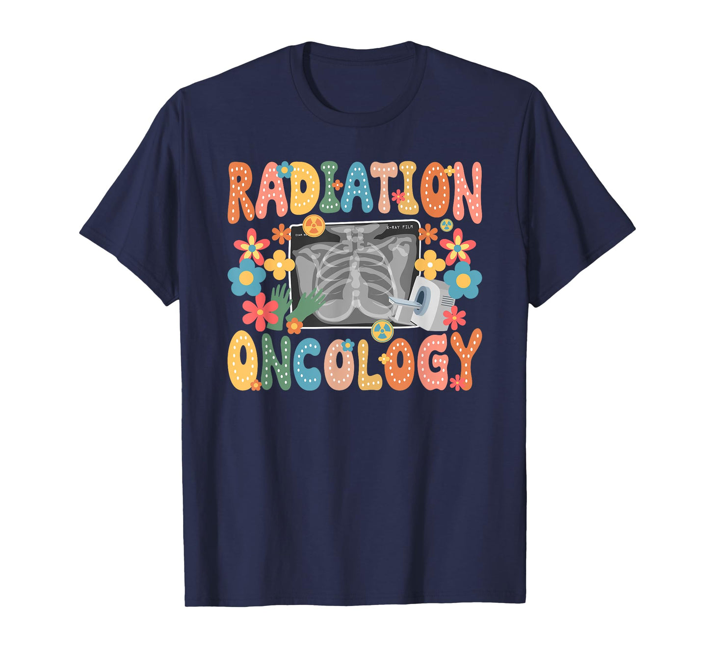 Radiation Oncology Groovy Rad Onc Radiation Oncologist T-Shirt