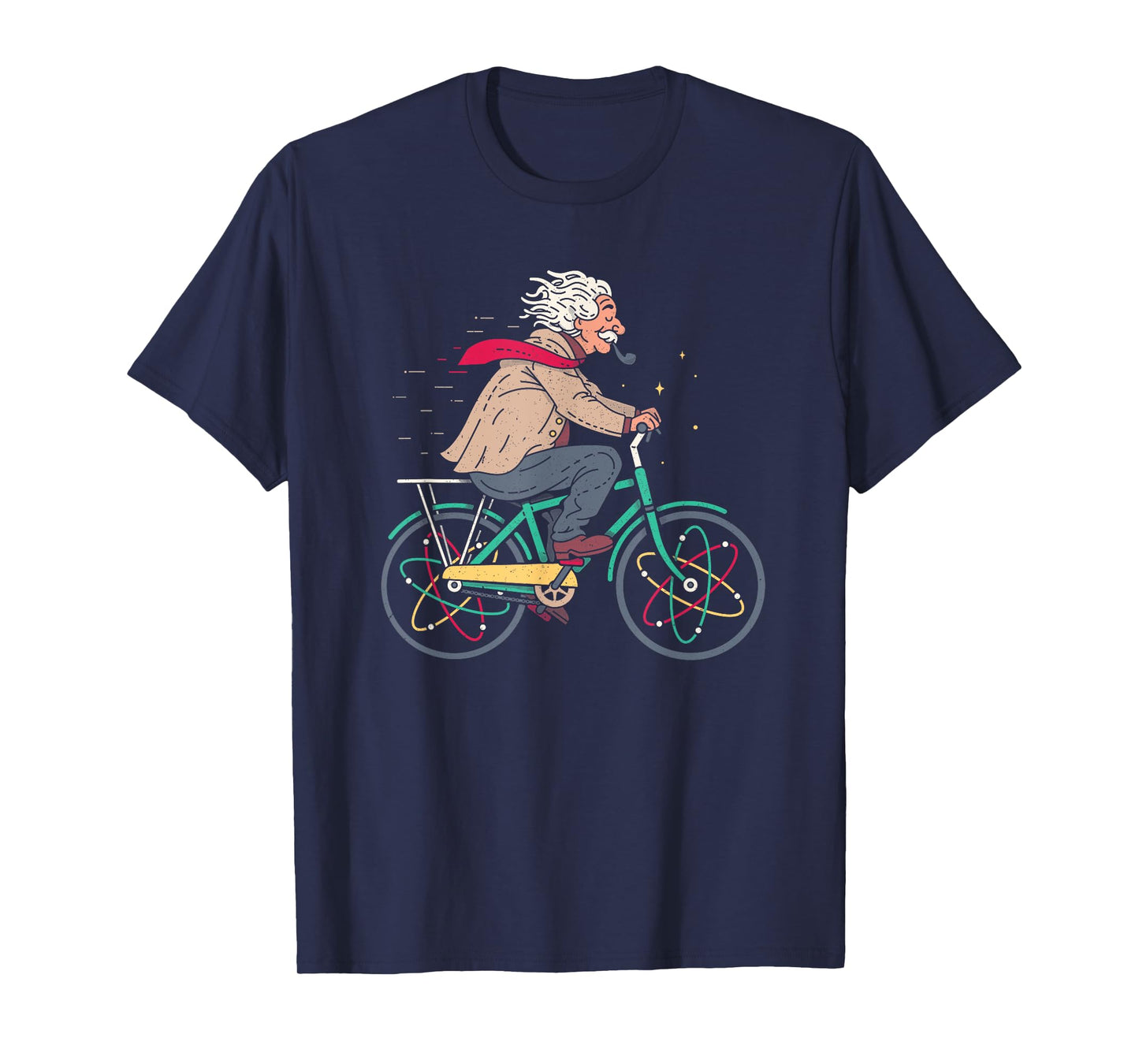 Atomic Bicycle Science Professor Men Kids Chemistry T-Shirt