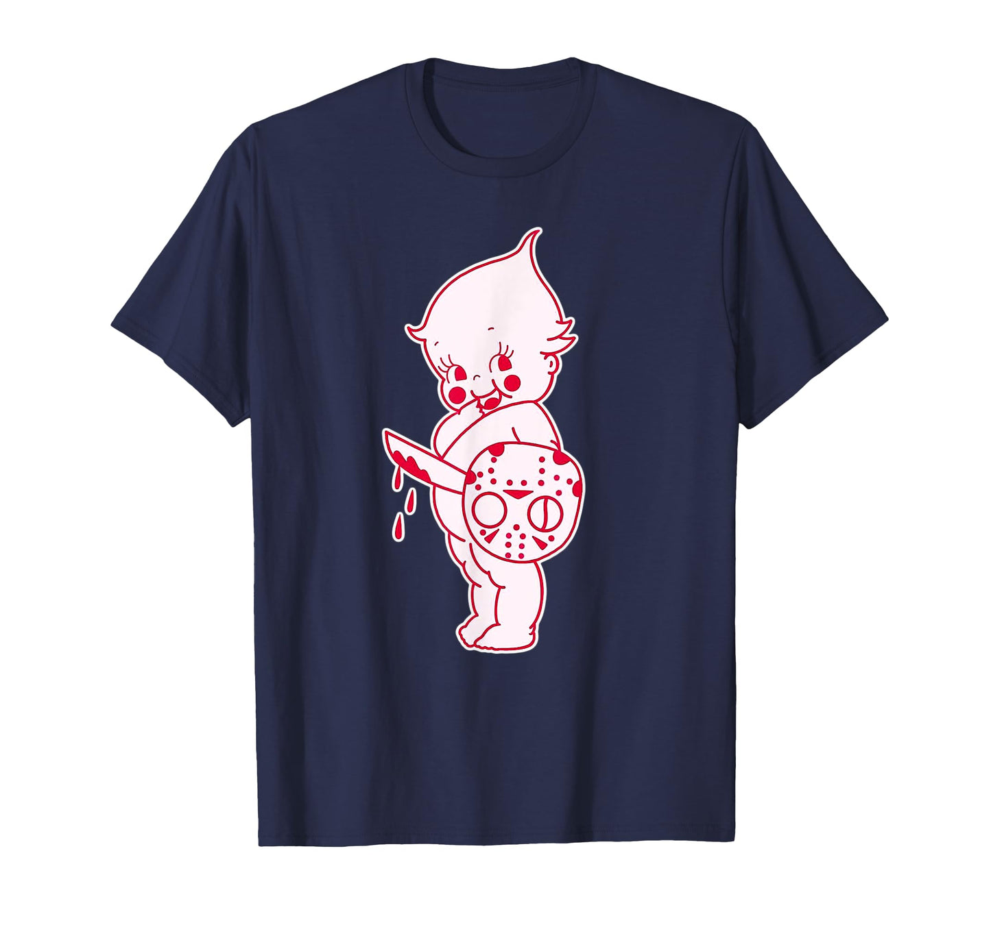 Kewpie Baby Horror Halloween Spooky Scary T-Shirt