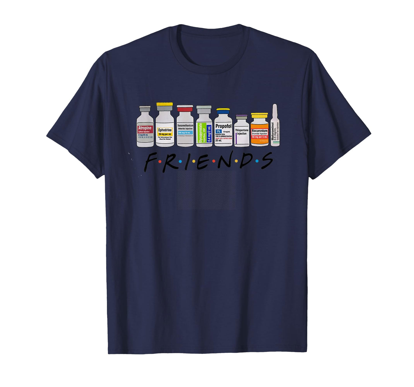 Nurse Friends ICU Propofol Crna ICU Critical Care Nurse T-Shirt