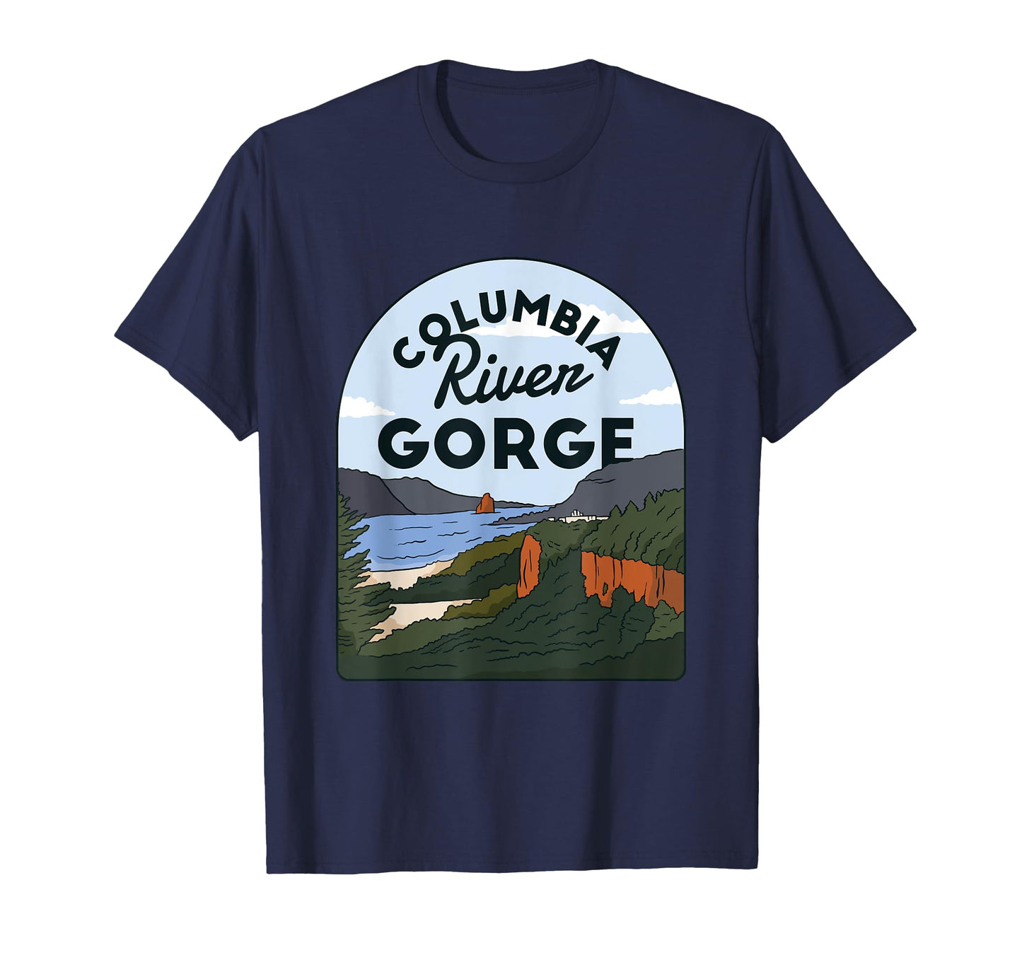 Columbia River Gorge Oregon Travel Nature Portland Salem T-Shirt