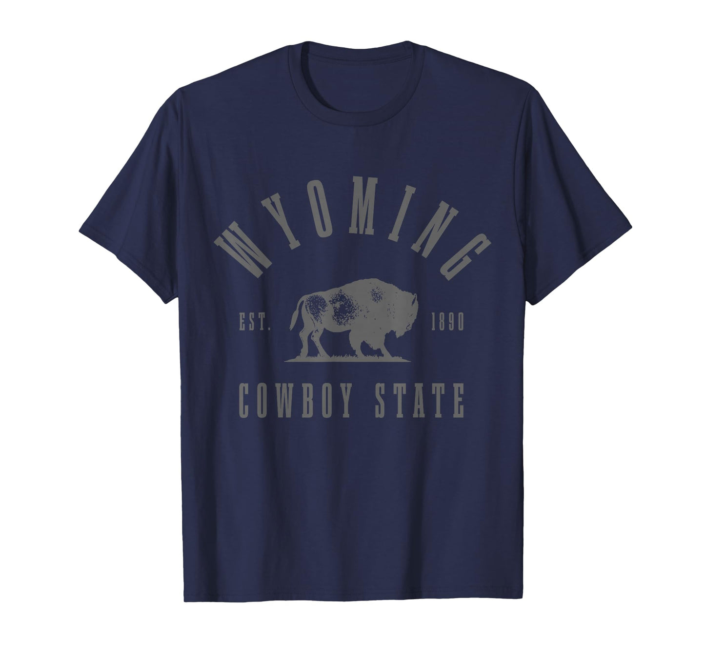 Wyoming, East. 1890 The Cowboy State Bison Vintage Pride T-Shirt