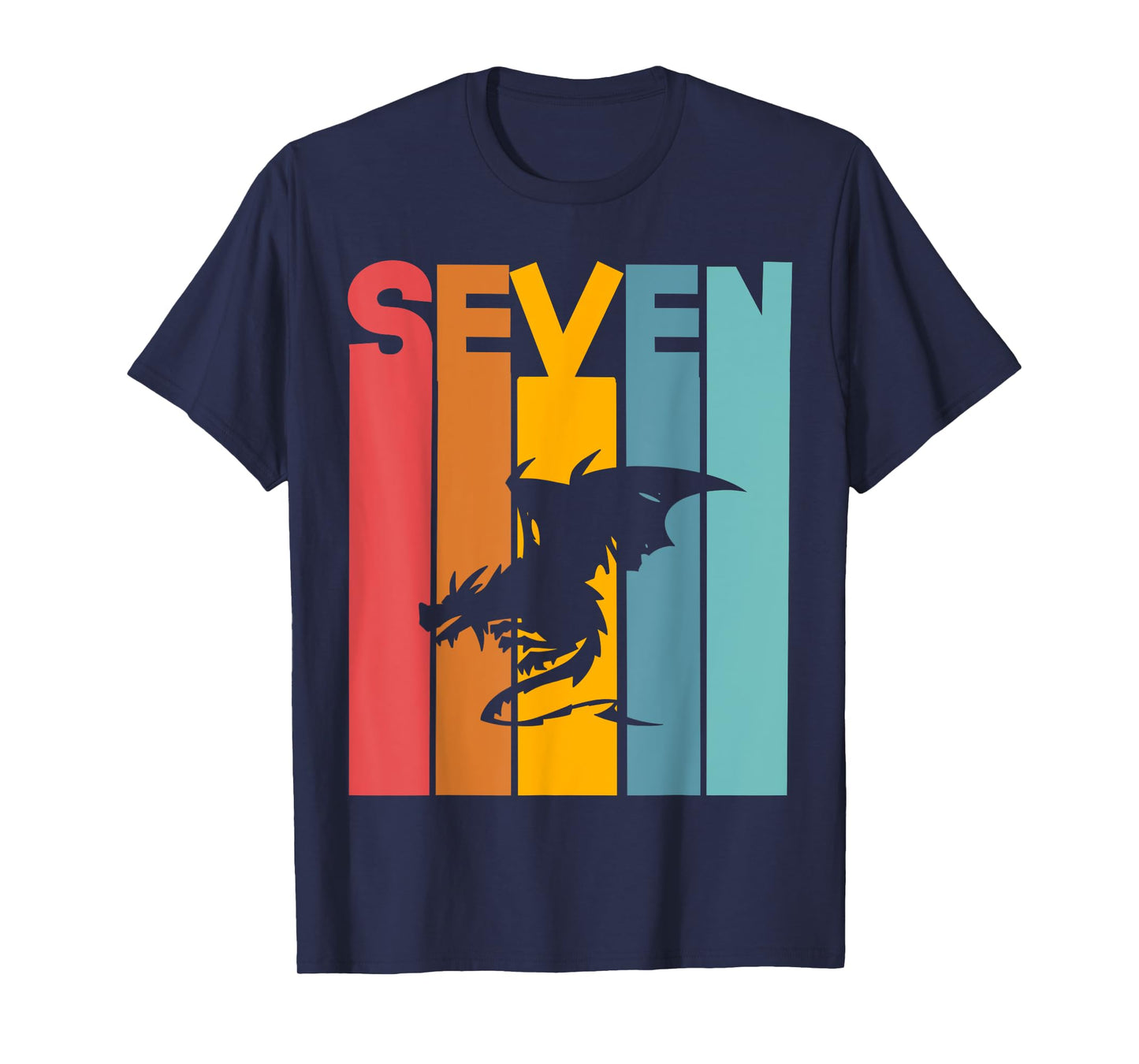 7th Birthday Dragon Children 7 Years Old T-Shirt