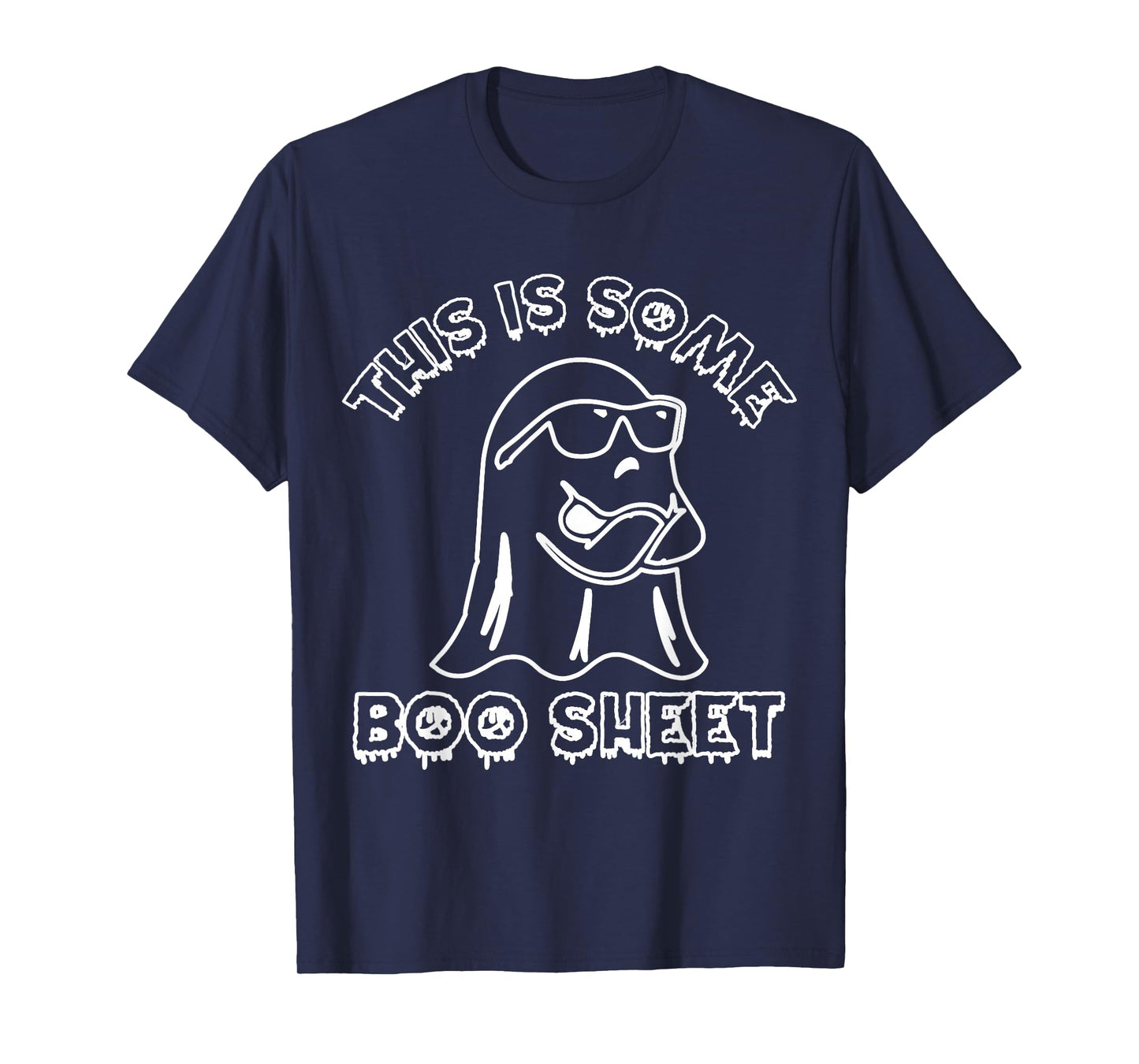 Retro Halloween Costume This is Boo Sheet Ghost Men Women T-Shirt