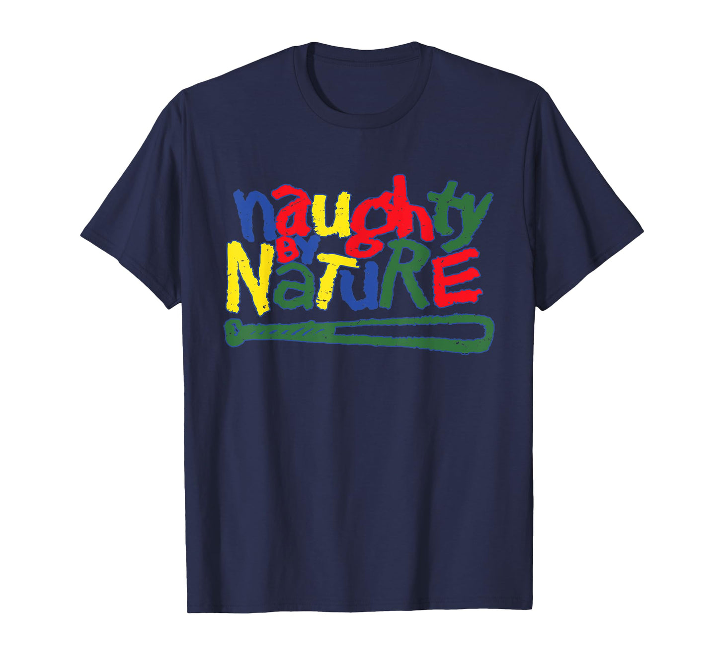 Naughty By Nature – Multi Color Logo T-Shirt