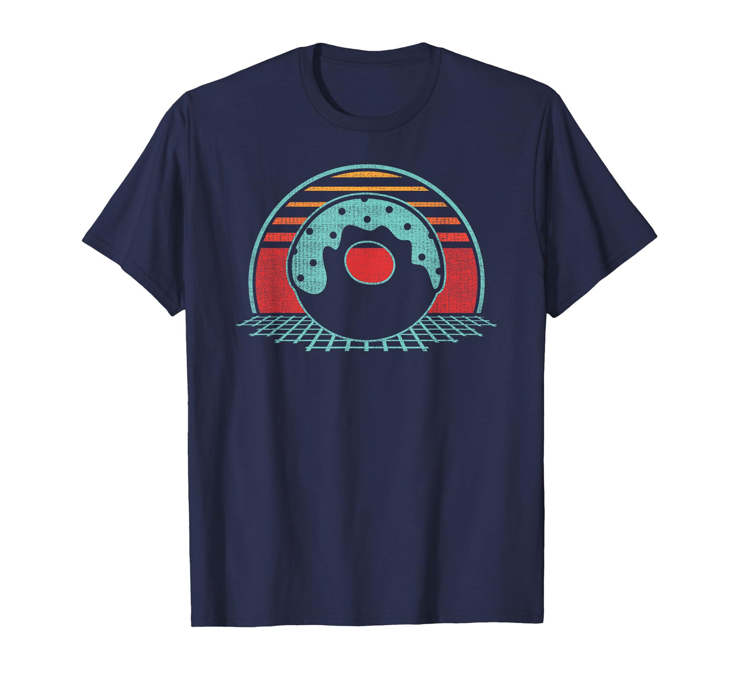 Donut Retro Doughnut Vintage 80s Style Gift T-Shirt