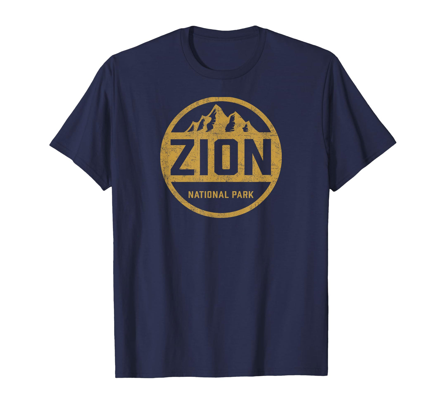 Retro Zion National Park Utah Mountain Women Men Kids Hiking T-Shirt