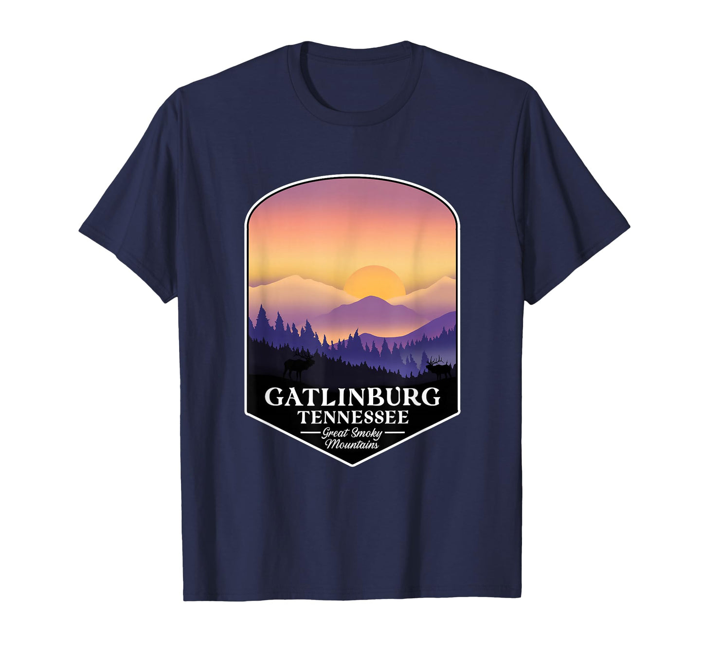Great Smoky Mountains - Gatlingburg Tennessee Hiking T-Shirt