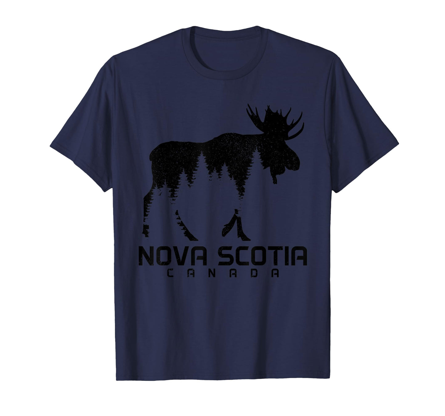 Nova Scotia Canada Vintage Moose Souvenir T-Shirt