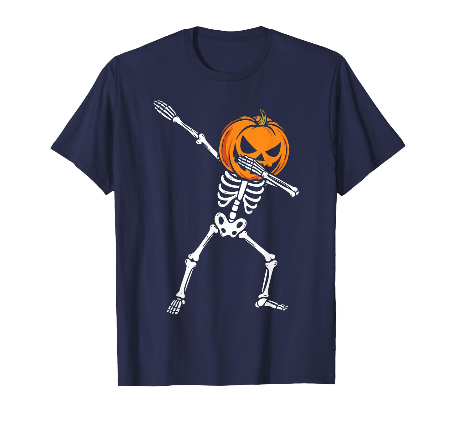 Dabbing Pumpkin Skeleton T-Shirt