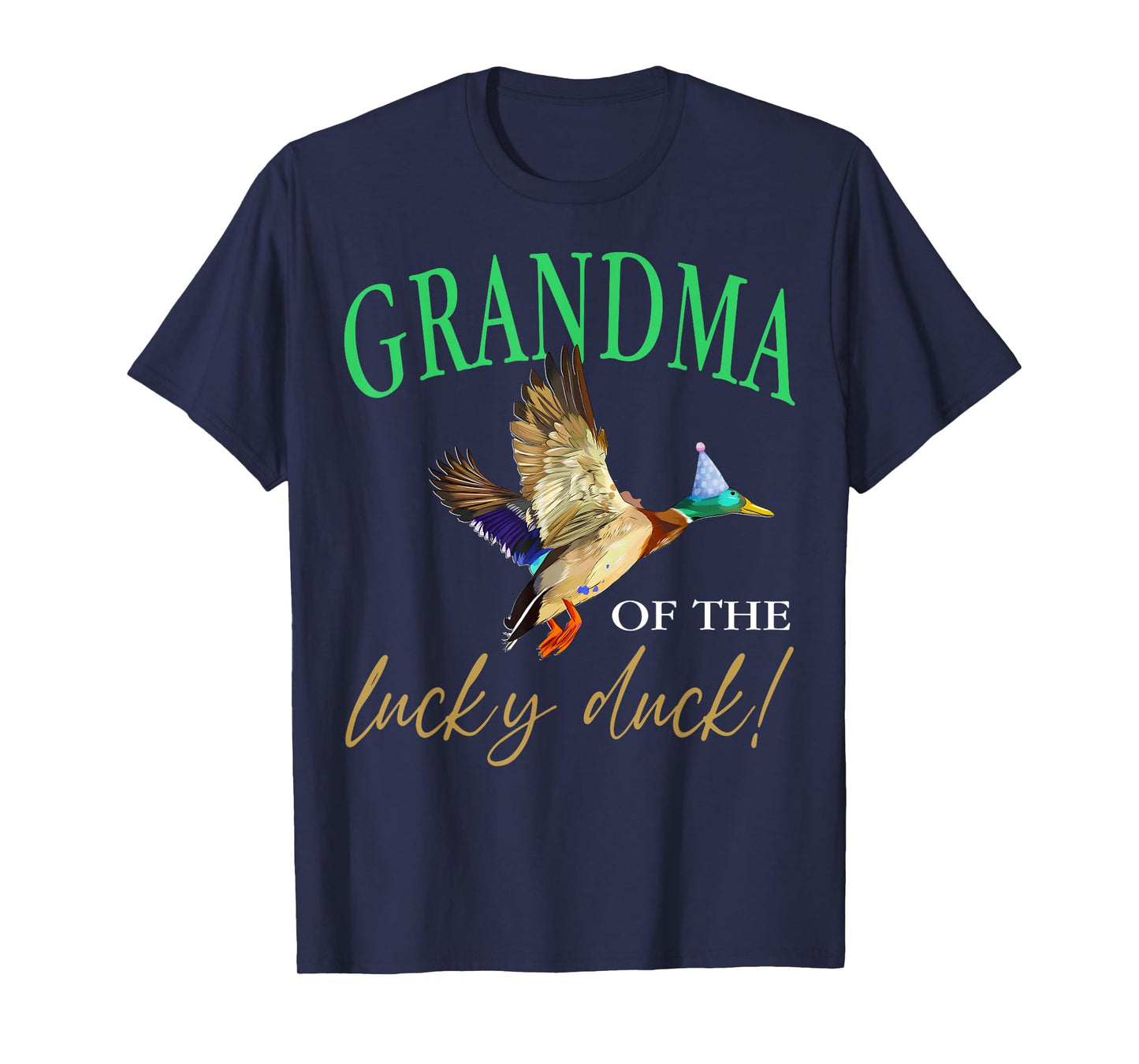 Grandma Of The Birthday Boy One Lucky Duck Birthday1st party T-Shirt